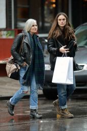 Keira Knightley and Her Mother - Leaving Dimes Restaurant in NYC, December 2015