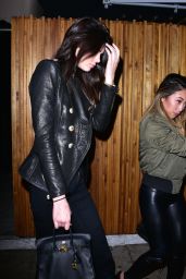 Kendall Jenner Night Out Style - Leaving Nice Guy