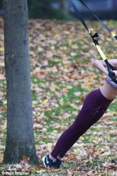 Kimberley Garner - Working Out in Hyde Park, 12/3/2015 • CelebMafia