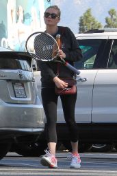 Kirsten Dunst Playing Tennis - Los Angeles - 12/21/2015