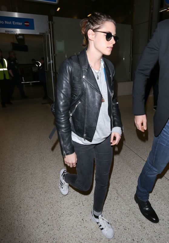Kristen Stewart at LAX in Los Angeles, CA 12/16/2015