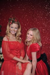 Kylie Minogue - Poses with Her Wax Figure at Madame Tussauds in London, December 2015