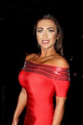 Lauren Goodger Night Out Style - London 12/25/2015