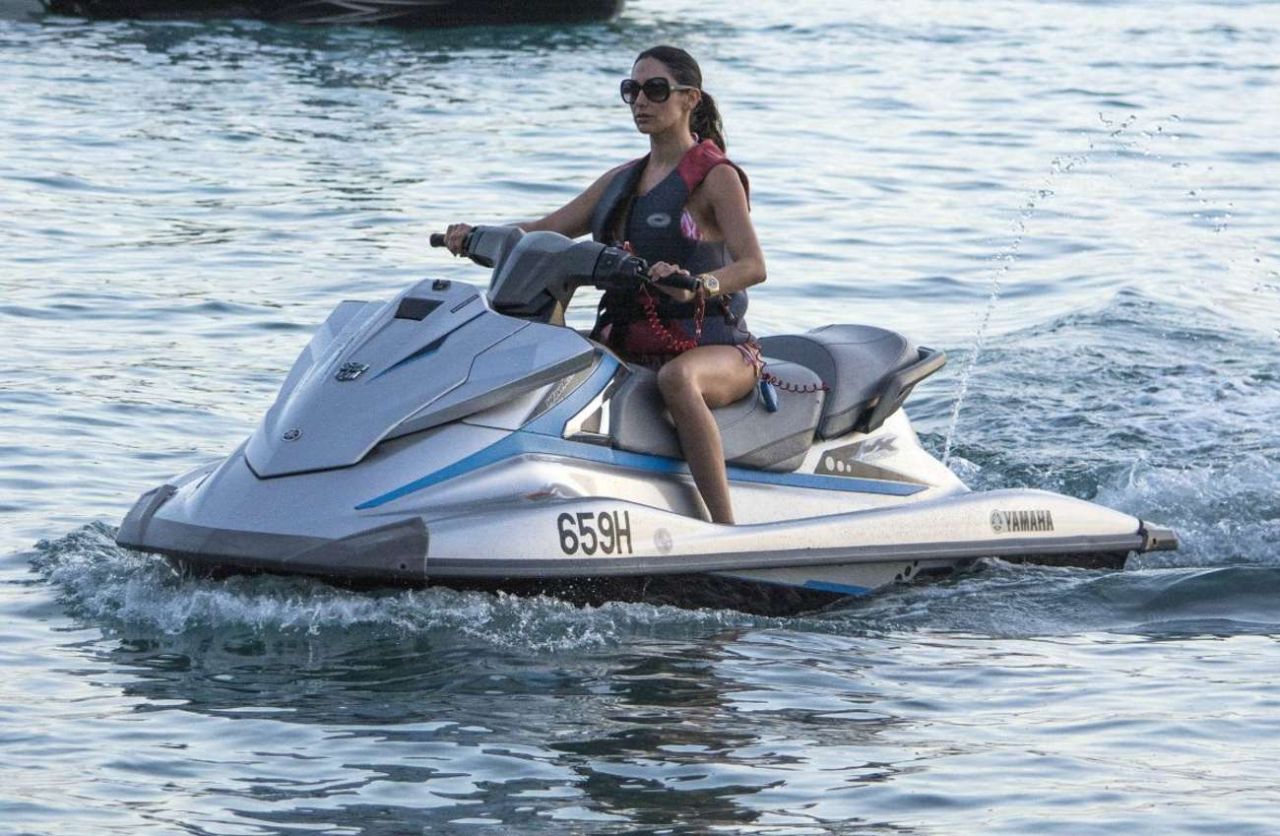 Lauren Silverman in a Bikini - Jet-skiing in Barbados 12/30/2015 ...