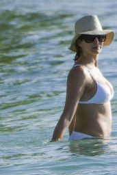 Lauren Silverman in White Bikini in Barbados 12/29/2015 