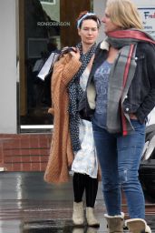 Lena Headey - Christmas Shopping With Her Mom Susan in West Hollywood 12/22/2015