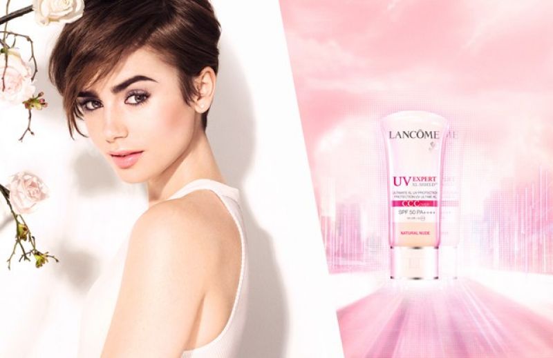 Lily Collins Lancome Campaign 2016