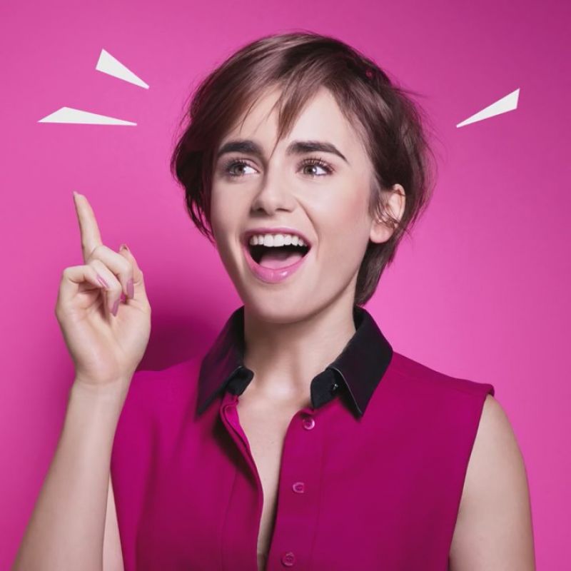 Lily Collins Pics - Lancôme ad Campaign 2015 • CelebMafia