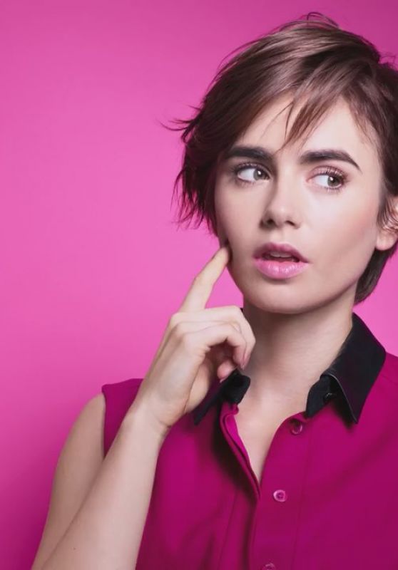 Lily Collins Pics Lancome Ad Campaign 2015