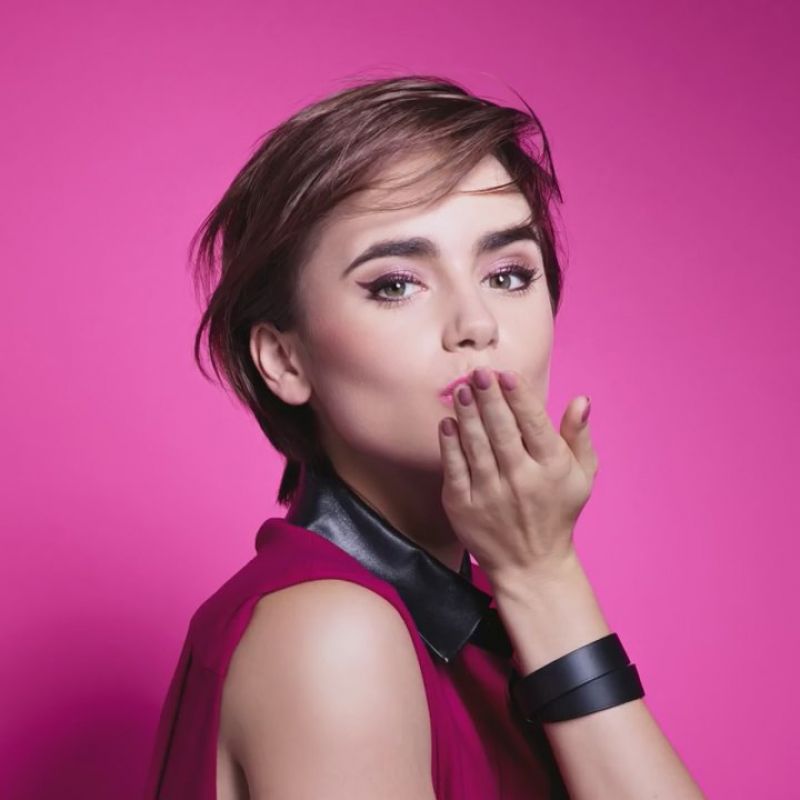 Lily Collins Pics - Lancôme ad Campaign 2015 • CelebMafia