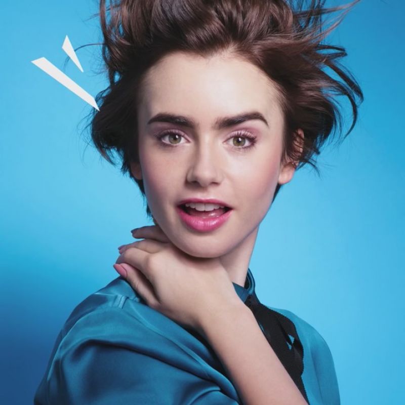 Lily Collins Pics - Lancôme ad Campaign 2015 • CelebMafia