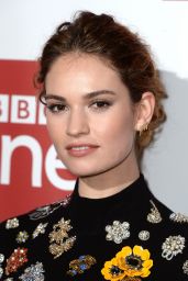 Lily James – ‘War & Peace’ TV Series Photocall in London, December 2015