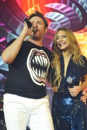 Lindsay Lohan Performs as Special Huest at O2 Arena in London, 12-8-2015
