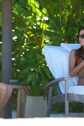 Lucy Watson & Stephanie Pratt in Bikinis - Vacation in the Maldives, December 2015