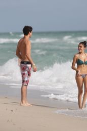 Madison Beer Bikini Candids - Beach in Miami, Florida 12/27/2015 