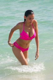 Madison Beer Bikini Pics - at a Beach in Miami 12/29/2015