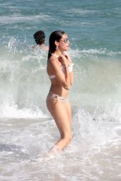 Madison Beer in a Bikini at a Beach in Miami 12/30/2015