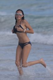 Madison Beer in a Bikini - Beach in Miami, Florida 12/28/2015