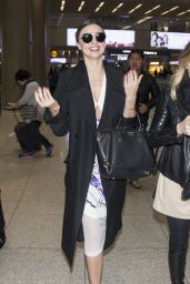 Miranda Kerr Style - at the Incheon International Airport in South Korea 12/10/2015