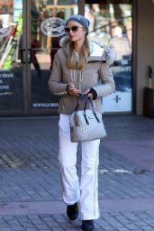 Paris Hilton - Gorsuch Ski Clothing at Durant Ave in Aspen 12/28/2015