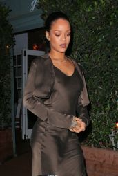 Rihanna Night Out Style - Leaving Giorgio Baldi Restaurant in Santa Monica, 12/11/2015