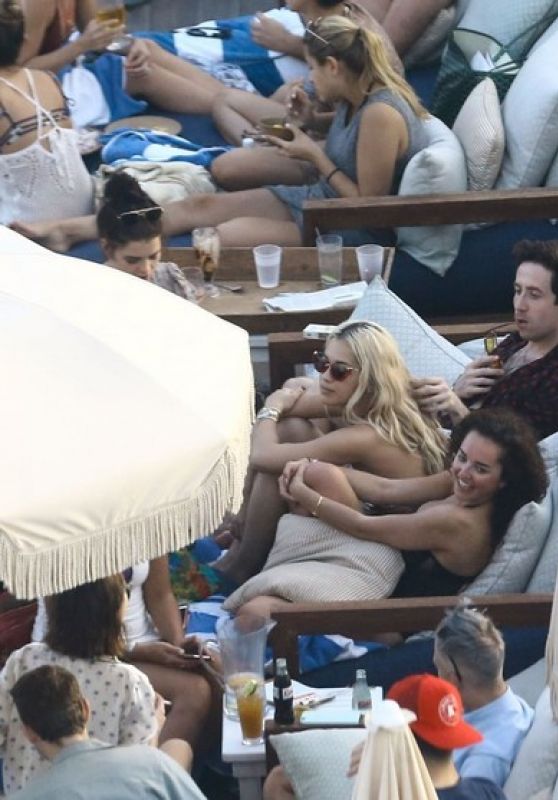 Rita Ora and Daisy Lowe in bikinis in Miami - 12/29/2015