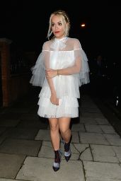 Rita Ora Night Out Style - London 12/12/2015