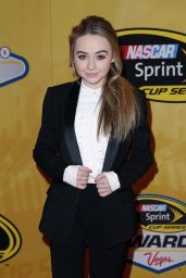 Sabrina Carpenter – NASCAR Sprint Cup Series Auto Racing Awards in Las Vegas, December 2015