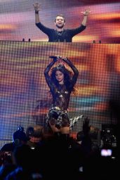 Selena Gomez Performing at Z100