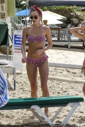 Suki and Immy Waterhouse Hot in Bikinis on a Beach in Barbados 12/28/2015