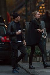 Uma Thurman Out in New York City, December 2015