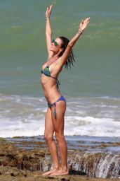 Alessandra Ambrosio in a Bikini - Beach in Brazil, January 2016