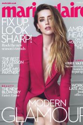 Amber Heard - Marie Claire MAgazine UK February 2016 Issue