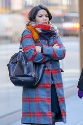 America Ferrera Winter Style - Out in NYC 1/5/2016