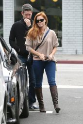 Amy Adams in Knee Boots and Jeans - Out in LA 1/15/2016