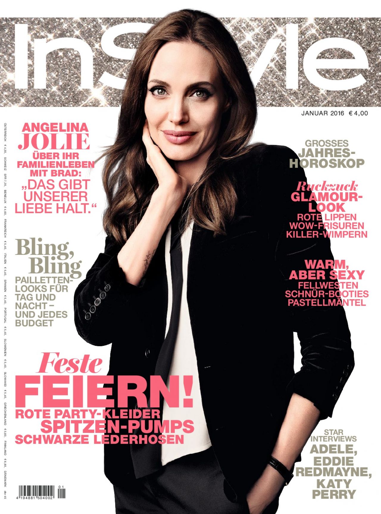 Angelina Jolie InStyle  Magazine Germany January 2022 