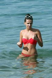 Anna Andres in Red Bikini – Maui, Hawaii 1/2/2016 