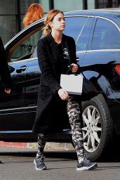 Ashley Benson Street Style - Leaving Cafe Alfred in Los Angeles 1/22/2016 