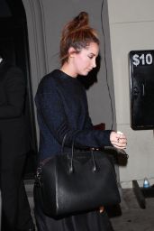 Ashley Tisdale Night Out Style - at Craigs Restuarant in West Hollywood, January 2016