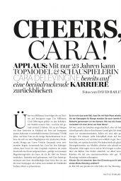 Cara Delevingne - InStyle Magazine Germany February 2016 Issue