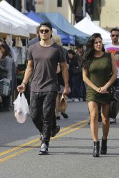 Cassie Scerbo at a Farmers Market in Los Angeles, January 2016