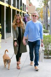 Cat Deeley and Patrick Kielty - Walking Their Dog Lilly 1/27/2016