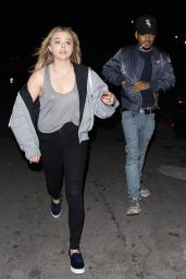 Chloe Moretz Night Out - Leaving Bardot Nightclub in Hollywood 1/25/2016