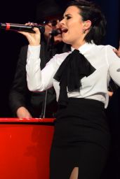 Demi Lovato - Performing with Elton John at the Wiltern in Los Angeles 1/13/2016