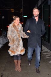 Elsa Pataky Night Out in New York City, January 2016