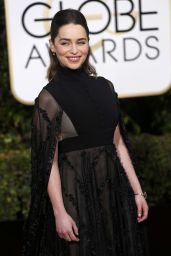 Emilia Clarke – 2016 Golden Globe Awards in Beverly Hills