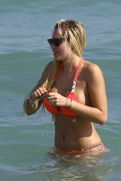 Francesca Brambilla Hot in Bikini on Miami Beach 1/9/2016