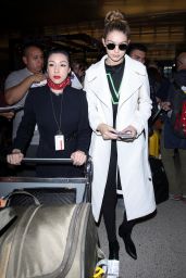 Gigi Hadid - Arrives at LAX Airport 1/28/2016