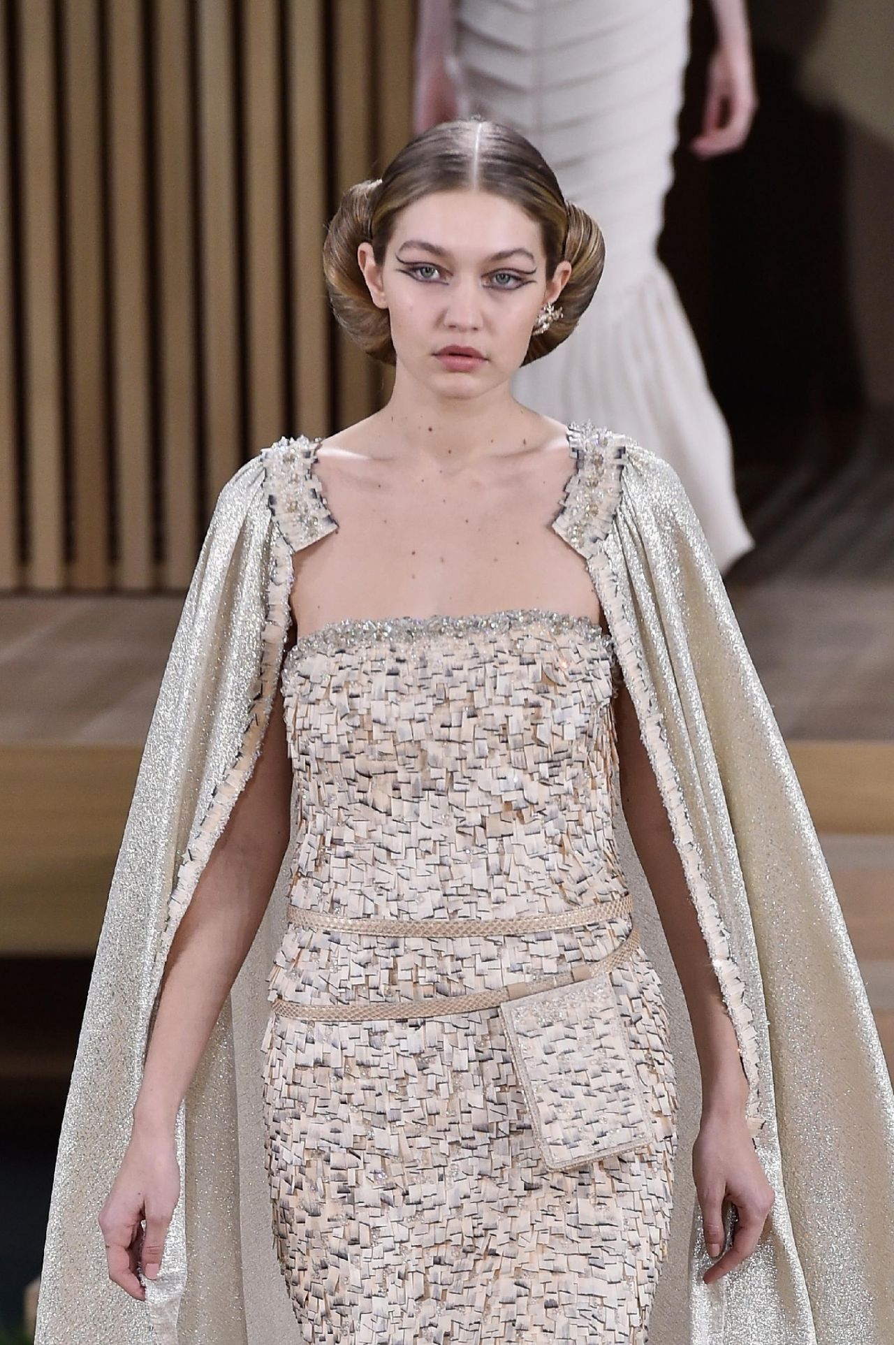 Gigi Hadid Chanel Haute Couture Spring Summer 2016 Fashion Show In