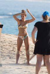 Hannah Davis in a Bikini on a Photo Shoot in Hawaii 1/13/2016